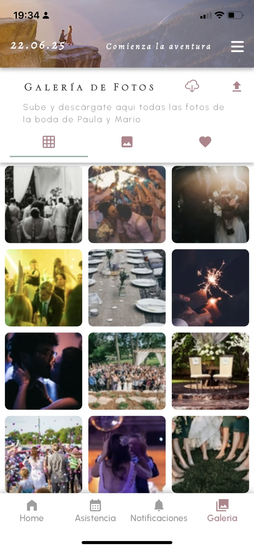 Galería de fotos compartida
